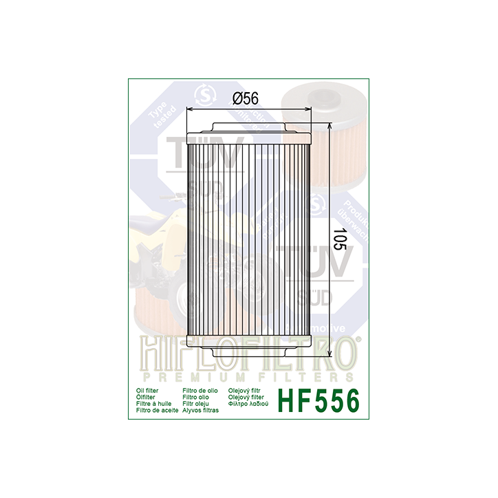 HIFLO filtr oleju HF556