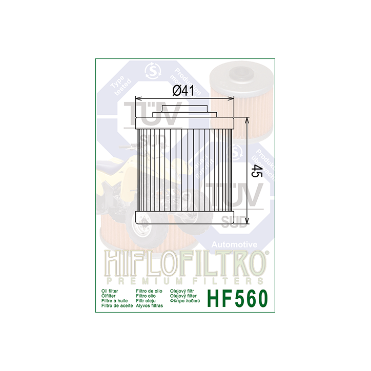 HIFLO filtr oleju HF560