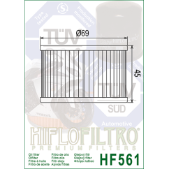HIFLO filtr oleju HF561