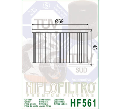 HIFLO filtr oleju HF561