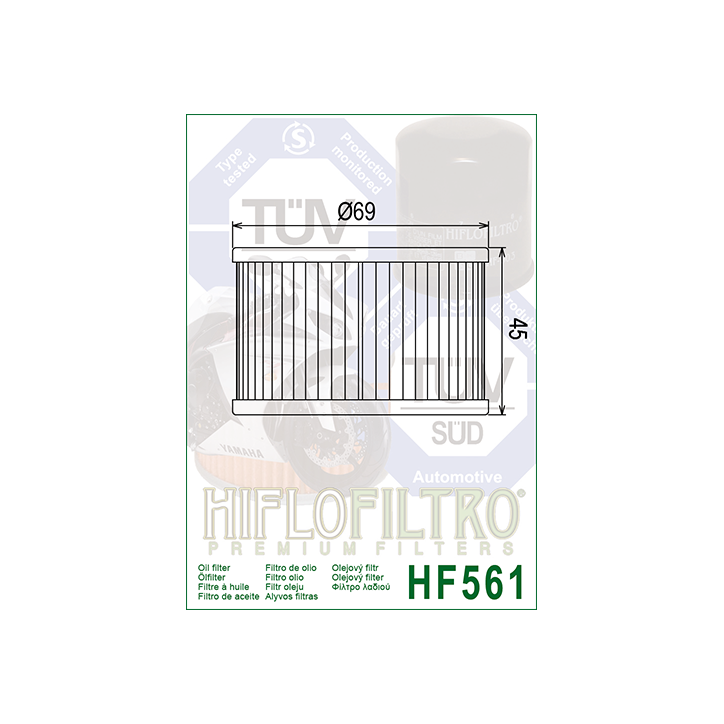 HIFLO filtr oleju HF561
