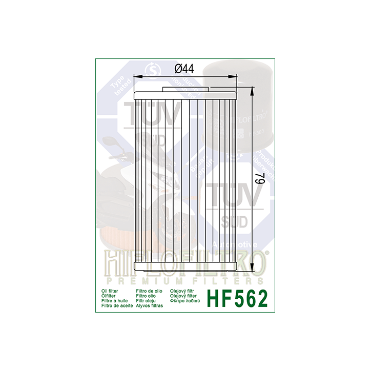 HIFLO filtr oleju HF562