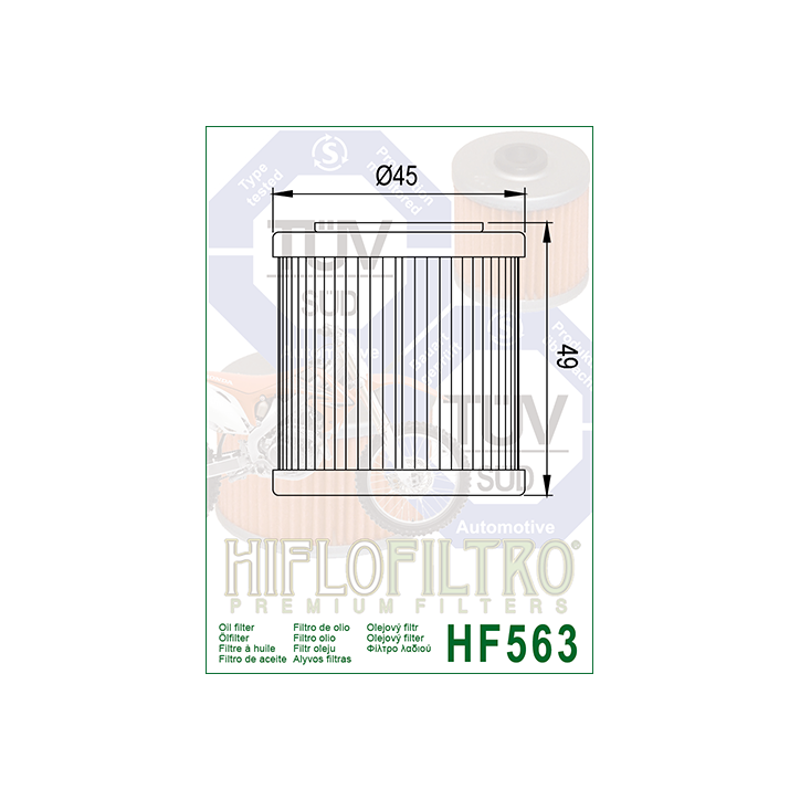 HIFLO filtr oleju HF563