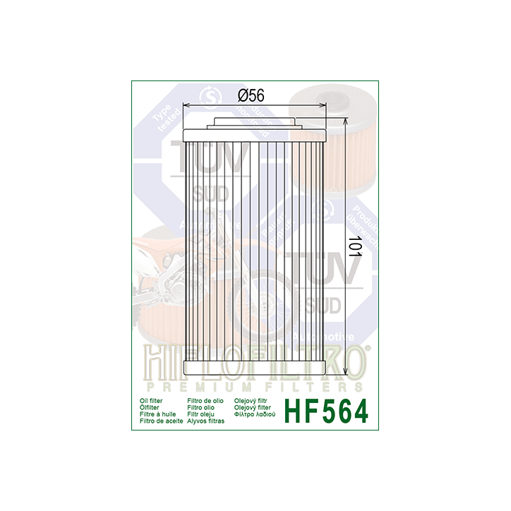 HIFLO filtr oleju HF564
