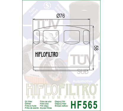 HIFLO filtr oleju HF565