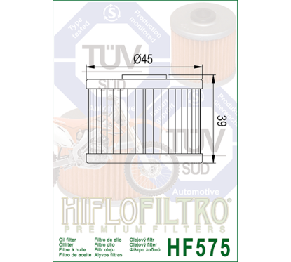 HIFLO filtr oleju HF575