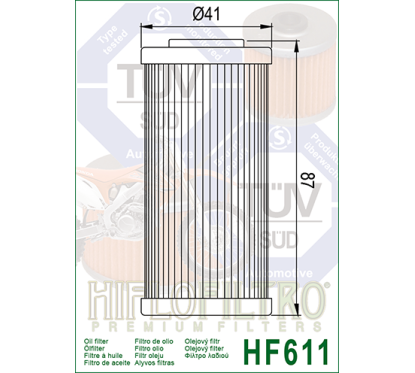 HIFLO filtr oleju HF611