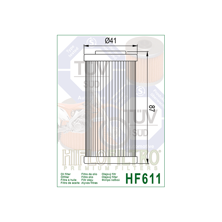 HIFLO filtr oleju HF611