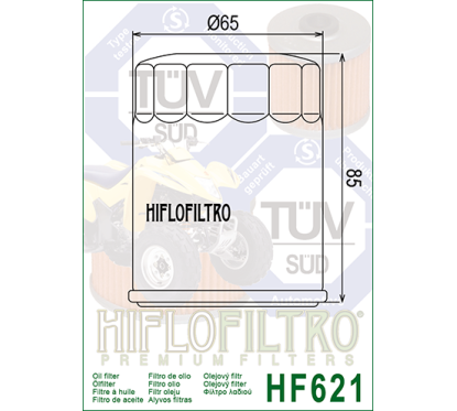 HIFLO filtr oleju HF621
