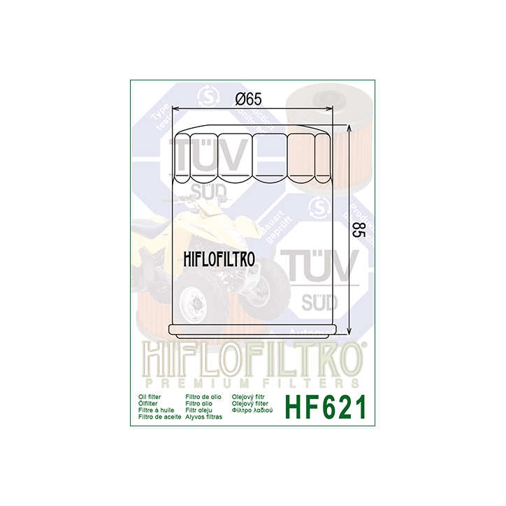 HIFLO filtr oleju HF621