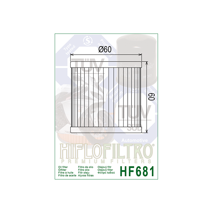 HIFLO filtr oleju HF681