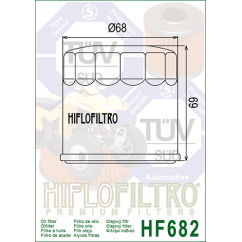 HIFLO filtr oleju HF682