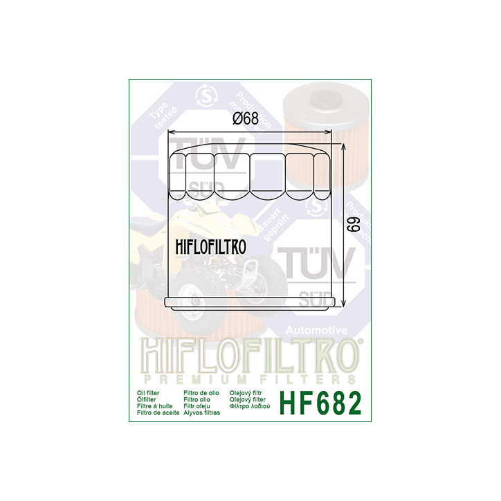 HIFLO filtr oleju HF682
