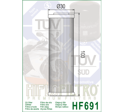 HIFLO filtr oleju HF691