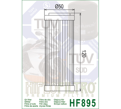 HIFLO filtr oleju HF895