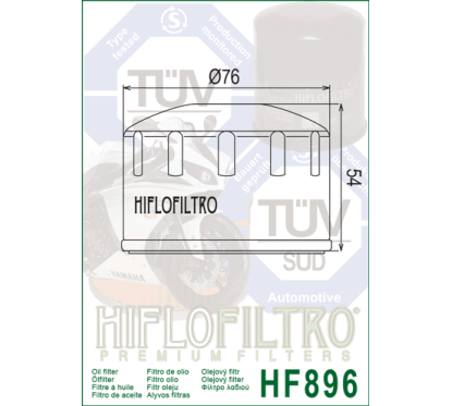 HIFLO filtr oleju HF896
