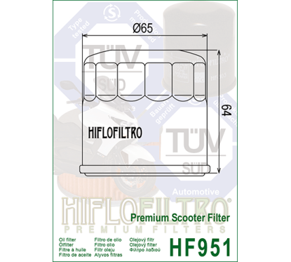 HIFLO filtr oleju HF951
