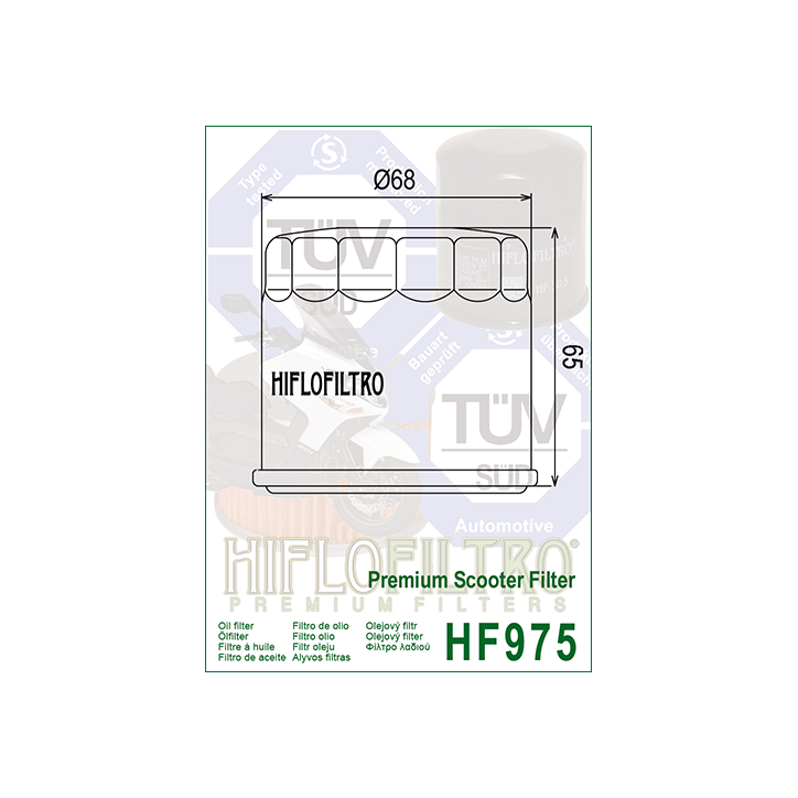 HIFLO filtr oleju HF975