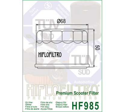 HIFLO filtr oleju HF985