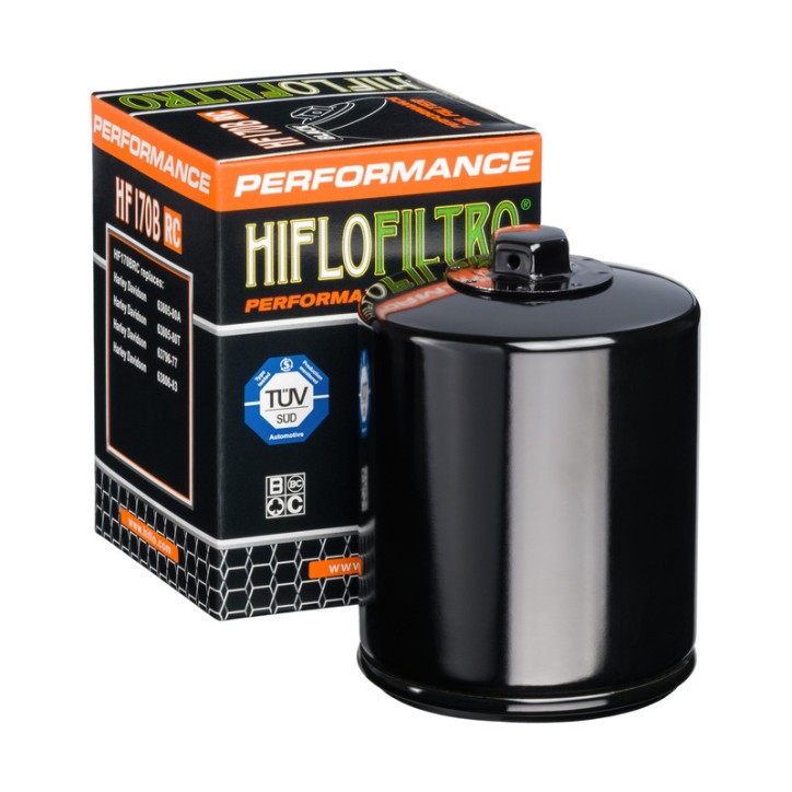 HIFLO filtr oleju HF170BRC RACING HARLEY-DAVIDSON CZARNY