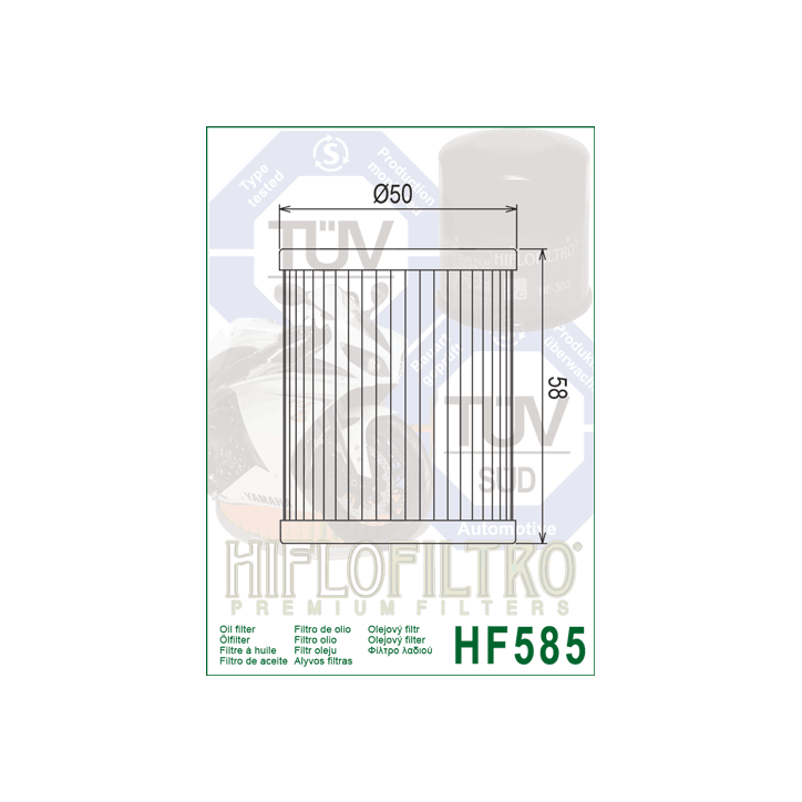 HIFLO filtr oleju MOTO MORINI 1200 '06-