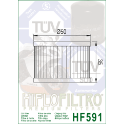 HIFLO filtr oleju HF 591 BENELLI BN 125 '17-'22, TNT 125 '17-'24 (OEM: 169124320000)
