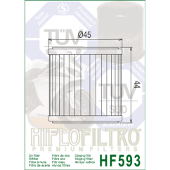 HIFLO filtr oleju HF 593 BENELLI BN 250 16-'18, TRK 250 '18-'24, LEONCIO 250 '18, (OEM: 160125150010)