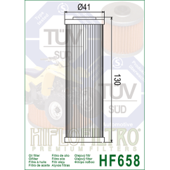 HIFLO filtr oleju HF 658 KTM 450/550 ATV (50) - ZASTĄPIONY PRZEZ HF650