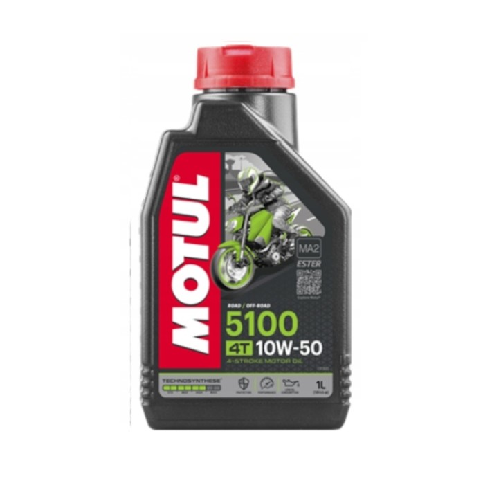 OLEJ MOTUL 5100 4T 10W50 MA2 10W-50 1L OLEJ MOTUL 5100 4T 10W50 MA2 10W-50 1L