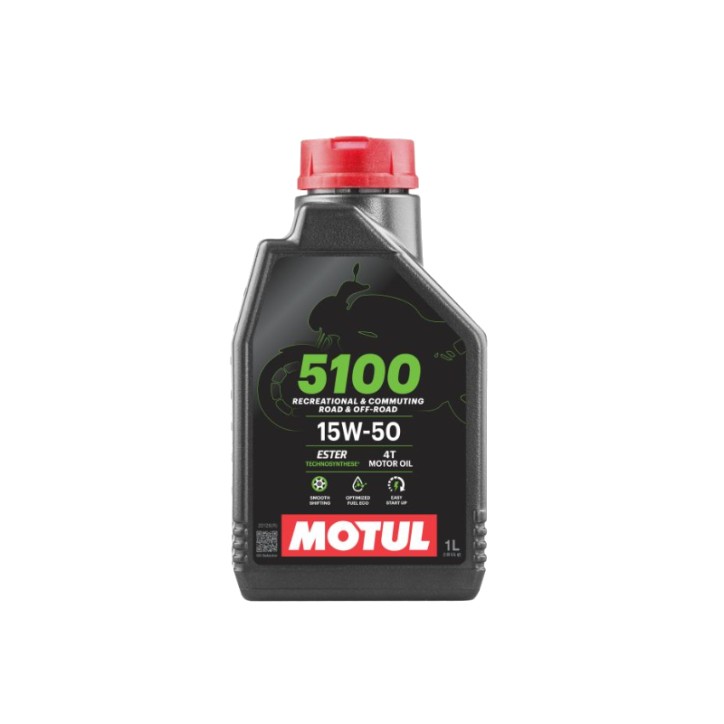 OLEJ MOTUL 5100 4T 15W50 MA2 15W-50 1L OLEJ MOTUL 5100 4T 15W50 MA2 15W-50 1L