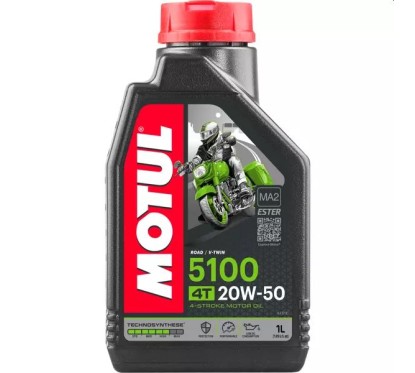 MOTUL 5100 4T 20W50 SEMISYNTHETIC JASO MA2 1L