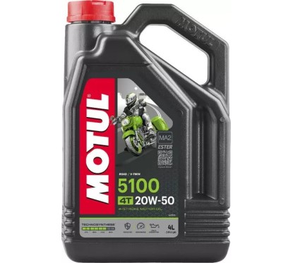MOTUL 5100 4T 20W50 SEMISYNTHETIC JASO MA2 4L