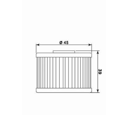 Meiwa filtr oleju P5009