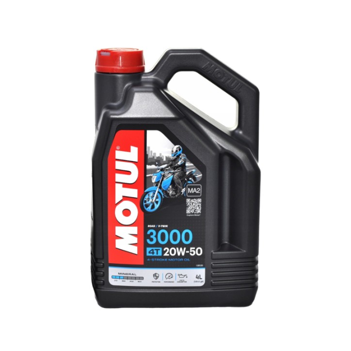 OLEJ MOTUL 3000 4T 20W50 4L MINERALNY JASO MA2 OLEJ MOTUL 3000 4T 20W50 4L MINERALNY JASO MA2