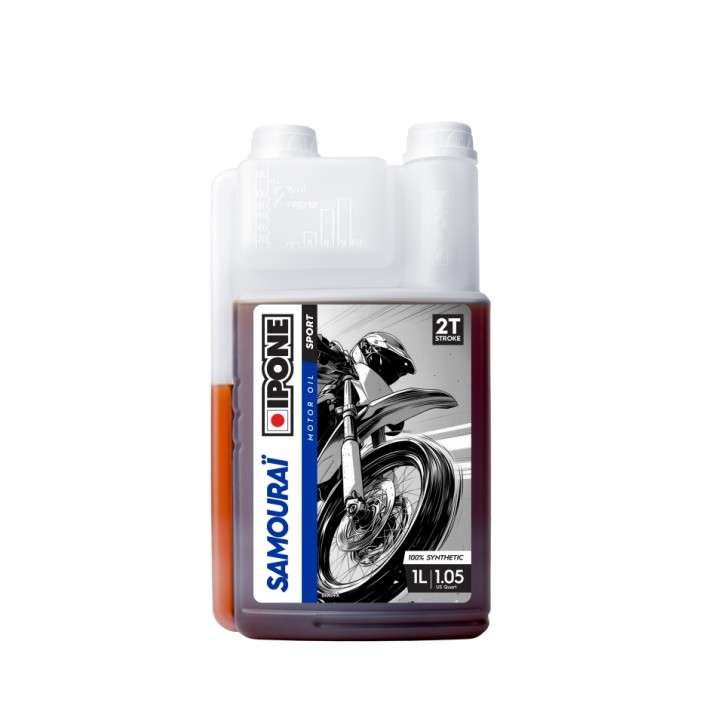 Olej do mieszanki IPONE SAMOURAI RACING 2T 100% SYNTETYK 1L