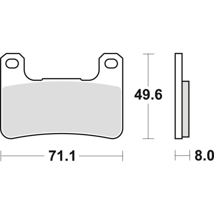 Klocki hamulcowe MCB752SV
