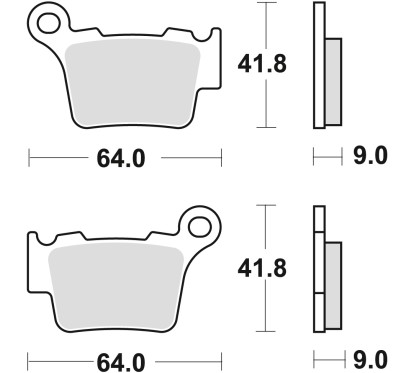 Klocki hamulcowe MCB743RSI