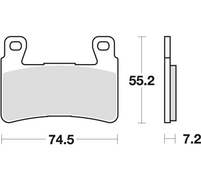 ZF TRW klocki hamulcowe MCB703SV
