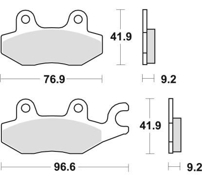 ZF TRW klocki hamulcowe MCB663