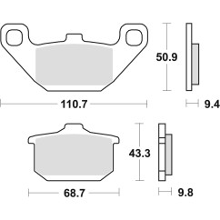 ZF TRW klocki hamulcowe MCB532