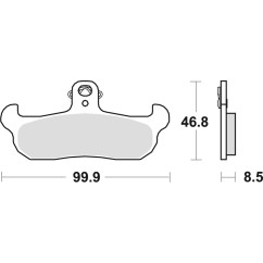 Klocki hamulcowe TRW MCB579