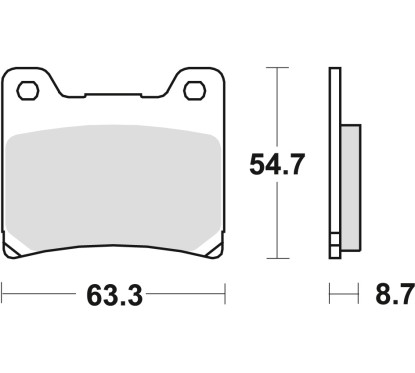 Klocki hamulcowe MCB530