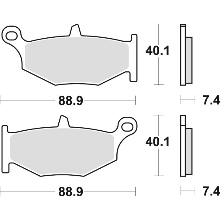 Klocki hamulcowe MCB783SH