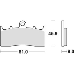 Klocki hamulcowe MCB736SV