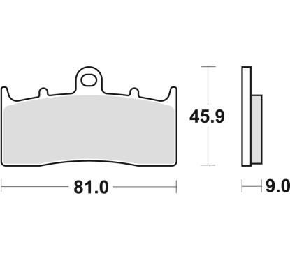 ZF TRW klocki hamulcowe MCB736SV