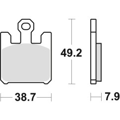ZF TRW klocki hamulcowe MCB742SV