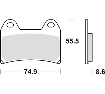 ZF TRW klocki hamulcowe MCB683