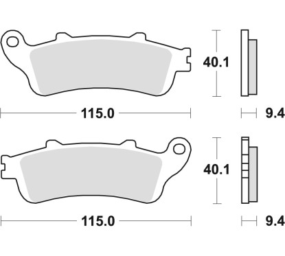 ZF TRW klocki hamulcowe MCB693