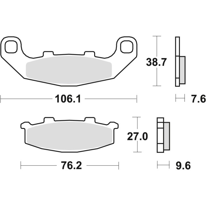 ZF TRW klocki hamulcowe MCB586