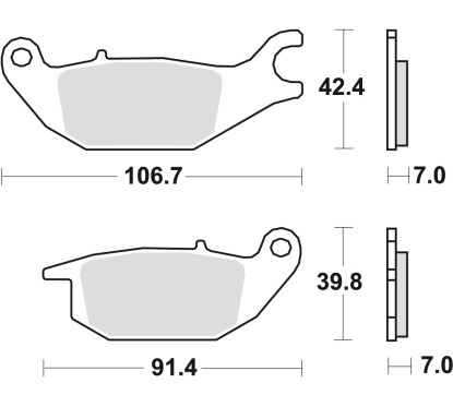 Klocki hamulcowe MCB738